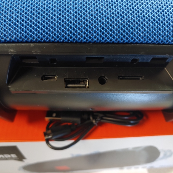 Bluetooth Speaker Portable - Blue with Shoulder Strap - Picture 10 of 10